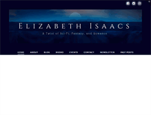 Tablet Screenshot of elizabethisaacs.com